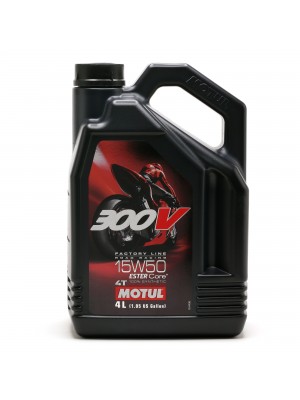 Motul 300V Factory Line ESTER Core 15W-50 4T Motorrad Motoröl 4l